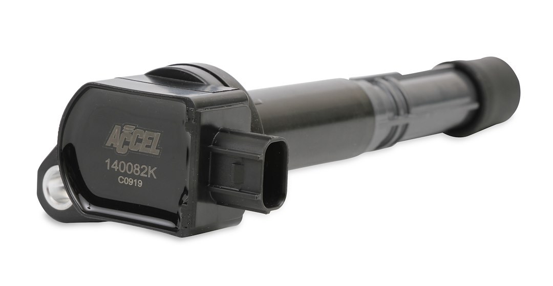Accel Ignition Coil, Super Coil, Coil Pack, Black, Pack of 4 – 140082K