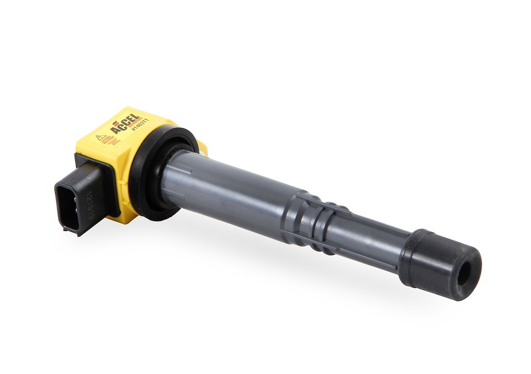 Accel Ignition Coil, Super Coil, Coil on Plug, Black/ Yellow, Set of 4 – 140311-4