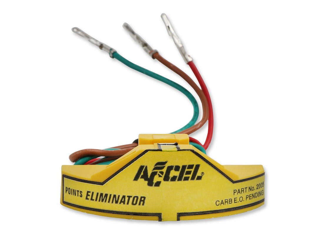 Accel Electronic Ignition Conversion, For Use with GM Single and Dual Points Distributors – 2010ACC