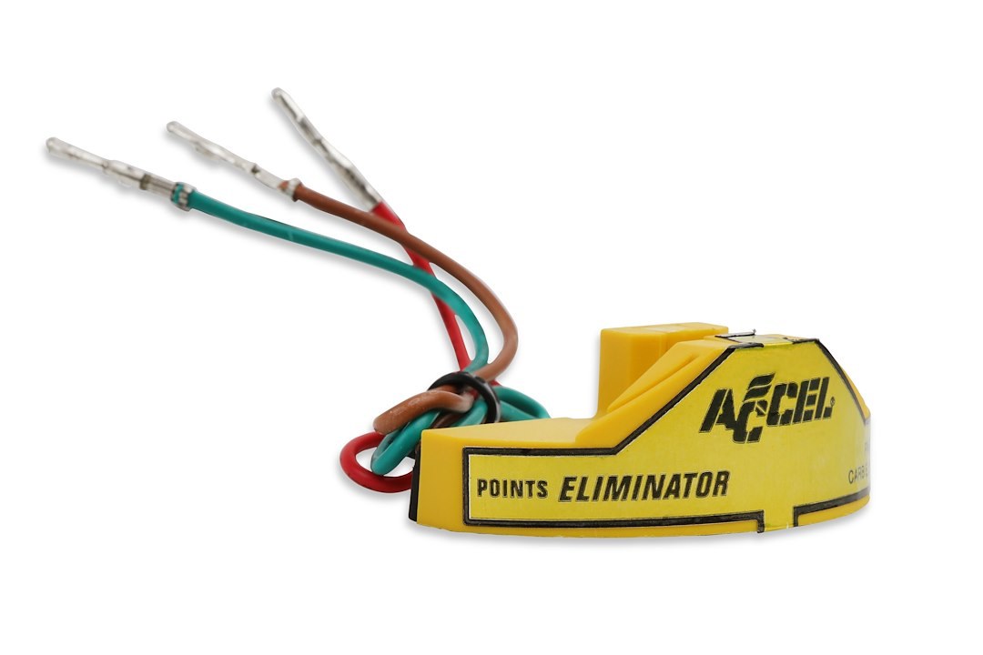 Accel Electronic Ignition Conversion, For Use with GM Single and Dual Points Distributors – 2010ACC