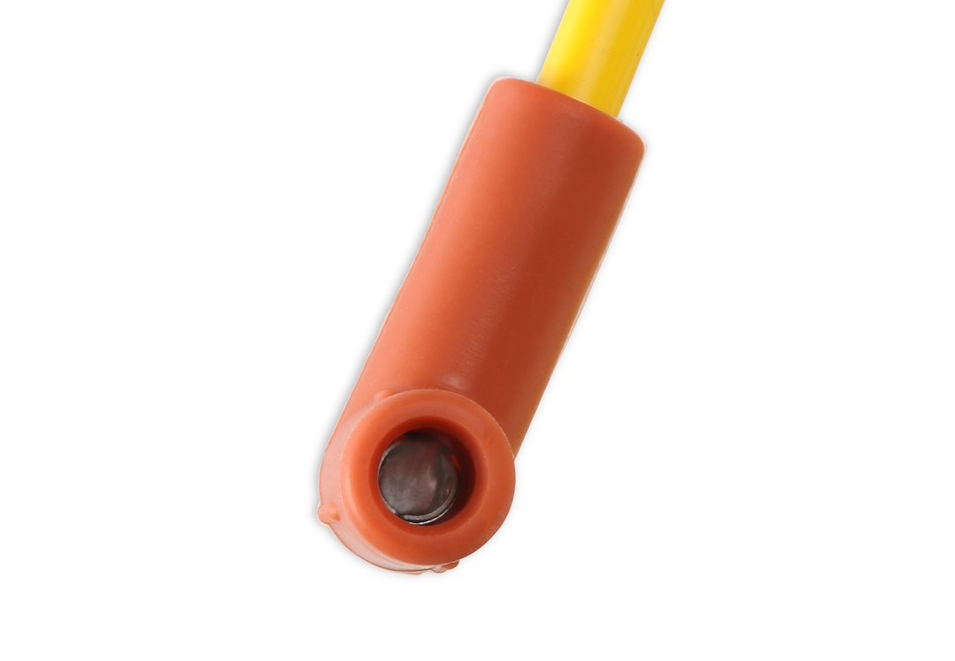 Accel Spark Plug Wire Set, Super Stock 4000 Series, Unassembled, Yellow, 8 Millimeter Diameter, Silicone – 4041
