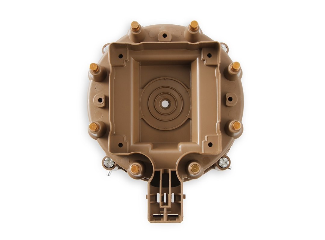 Accel Distributor Cap and Rotor Kit, Clamp Down, Hei Style Posts, Tan – 8122
