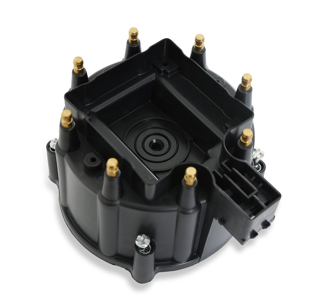 Accel Distributor Cap and Rotor Kit, Clamp Down, Hei Style Posts, Black, Also Use Part Number 8123 – 8123ACC