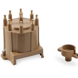 Accel Distributor Cap and Rotor Kit, Bolt Down, Hei Style Posts, Tan – 8132