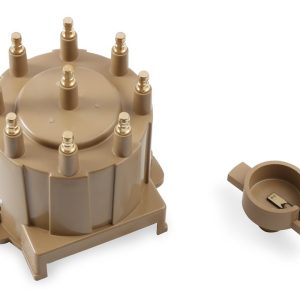Accel Distributor Cap and Rotor Kit, Bolt Down, Hei Style Posts, Tan – 8132