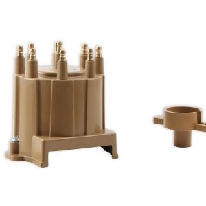 Accel Distributor Cap and Rotor Kit, Bolt Down, Hei Style Posts, Tan – 8132