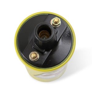Accel Ignition Coil, Superstock, Canister, 42000 Volts, 1.400 Ohms Primary Resistance/9.2K Ohms Secondary Resistance/94:1 Turns Ratio, Yellow – 8140