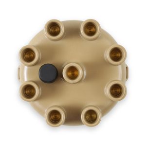 Accel Distributor Cap and Rotor Kit, Clamp Down, Socket Style Posts, Tan – 8320ACC