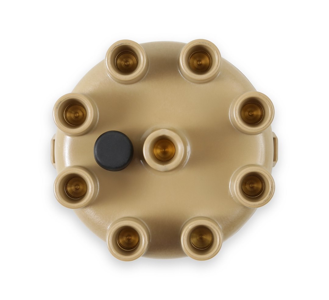 Accel Distributor Cap and Rotor Kit, Clamp Down, Socket Style Posts, Tan – 8320ACC