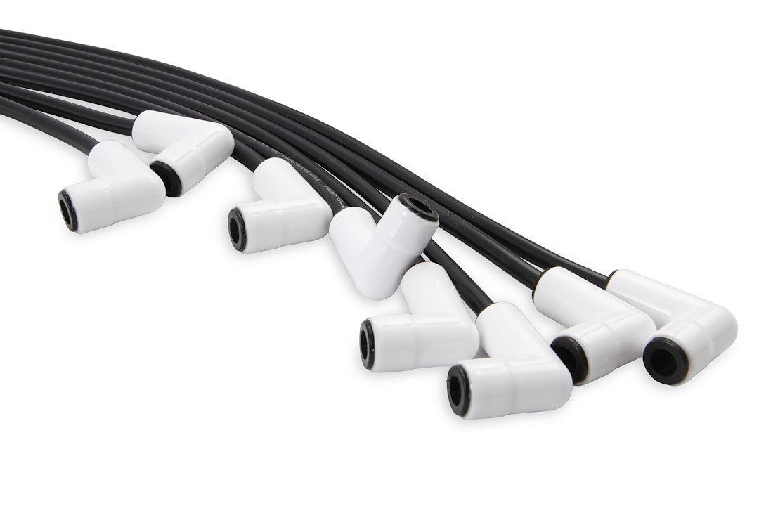 Accel Spark Plug Wire Set, Extreme 9000 Series, Unassembled Multi Fit Kit, Black, 8 Millimeter Diameter, Silicone, Ferro-Spiral ™ Core – 9001C