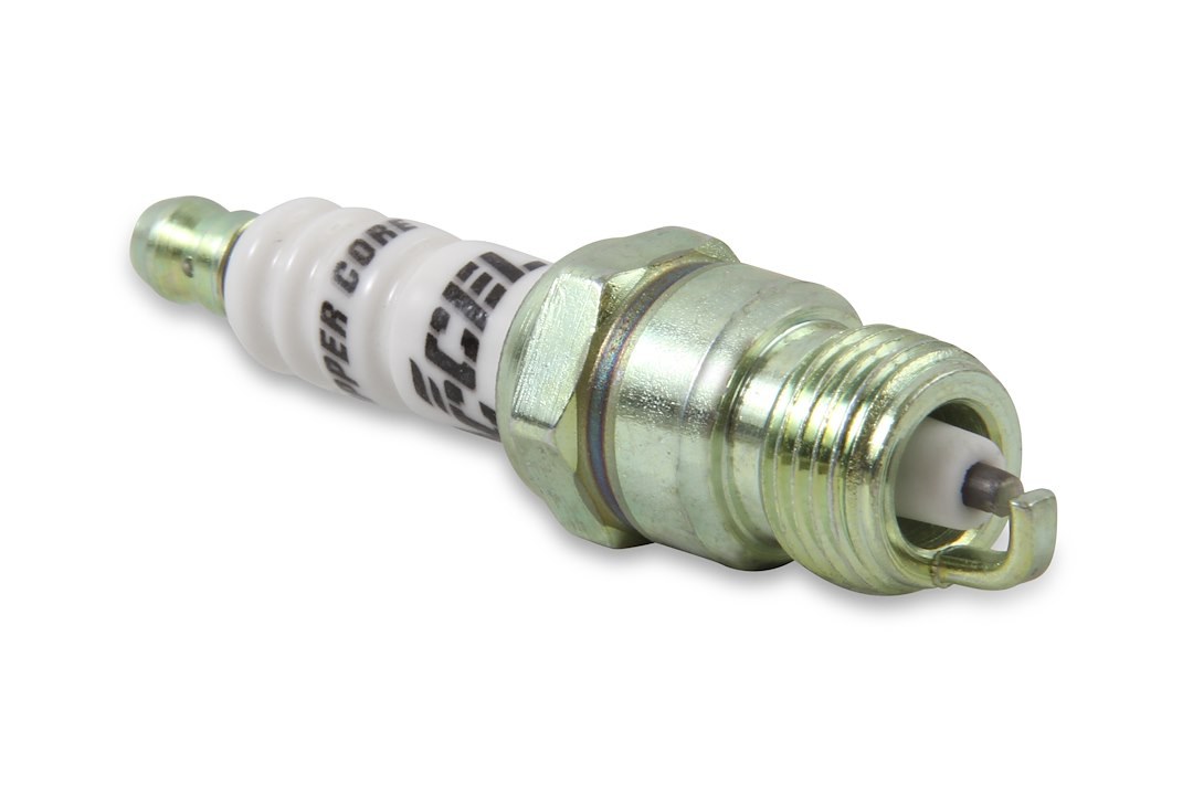 Accel Plugs Spark Plug, U-Groove, Without Resistor, Copper Electrode Core Material, Copper Electrode Tip Material, Shorty Plug, Set of 4 – 0276S-4