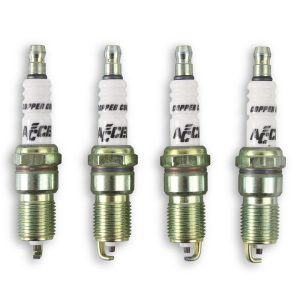 Accel Plugs Spark Plug, U-Groove, Resistor, Copper Electrode Core Material, Copper Electrode Tip Material, Standard Plug, Set of 4 – 0526-4