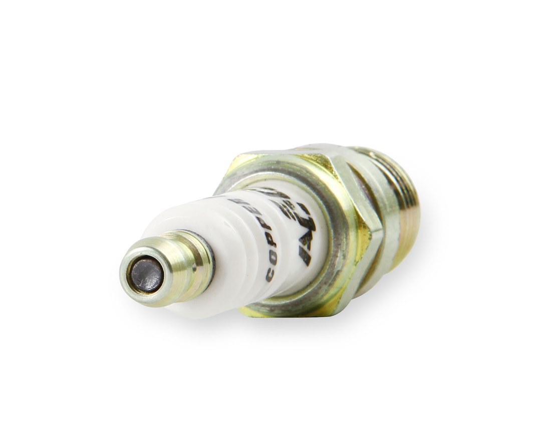 Accel Plugs Spark Plug, U-Groove, With Resistor, Copper Electrode Core Material, Copper Electrode Tip Material, Shorty Plug, Set of 4 – 0576S-4
