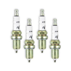 Accel Plugs Spark Plug, U-Groove, Resistor, Copper Electrode Core Material, Copper Electrode Tip Material, Standard Plug, Set of 4 – 0736-4