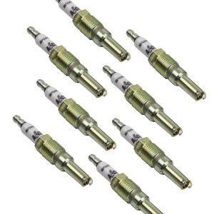 Accel Plugs Spark Plug, Hp, Resistor, Copper, Standard, One Heat Range Cooler Than Stock Heat, Set of 8 – 8160C1