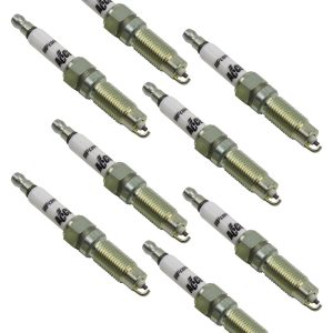 Accel Plugs Spark Plug, Hp, Resistor, Copper, Standard, One Heat Range Cooler Than Stock Heat, Set of 8 – 8161