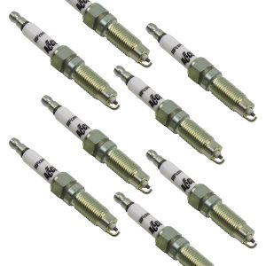 Accel Plugs Spark Plug, Hp, Resistor, Copper, Standard, One Heat Range Cooler Than Stock Heat, Set of 8 – 8161C1