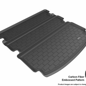 3D MAXpider Cargo Area Liner, Kagu, Raised Edge, Black, Thermoplastic Rubber of Carbon Fiber Texture, Non-Skid, To Back of 2ND Seat – M1AC0061309