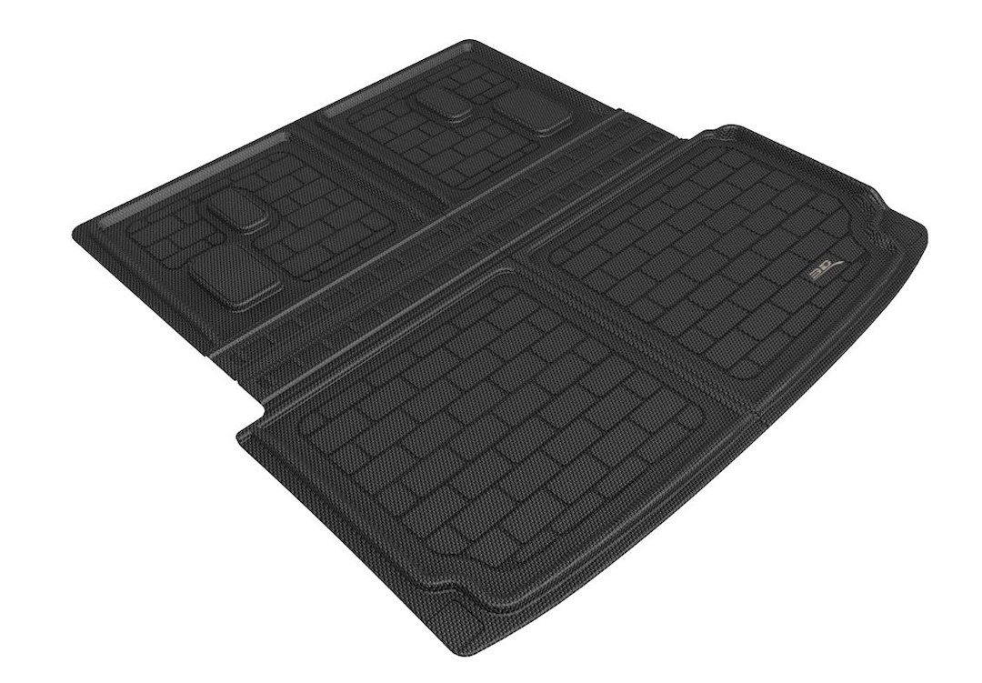 3D MAXpider Cargo Area Liner, Kagu, Raised Edge, Black, Thermoplastic Rubber of Carbon Fiber Texture, Non-Skid, To Back of 2ND Seat – M1AC0161309