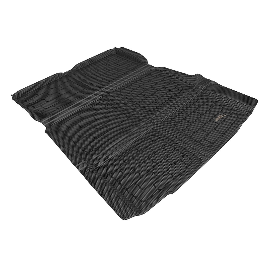 3D MAXpider Cargo Area Liner, Kagu, Raised Edge, Black, Thermoplastic Rubber of Carbon Fiber Texture, Non-Skid, Behind 2ND Seat – M1BM1361309