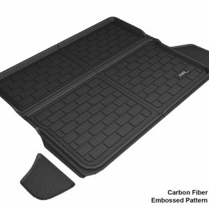 3D MAXpider Cargo Area Liner, Kagu, Custom Fit, Raised Edge, Black, Thermoplastic Rubber of Carbon Fiber Texture, Non-Skid – M1CH0851309