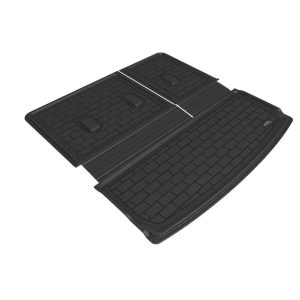 3D MAXpider Cargo Area Liner, Kagu, Raised Edge, Black, Thermoplastic Rubber of Carbon Fiber Texture, Non-Skid, To Back of 3RD Seat – M1CH0931309
