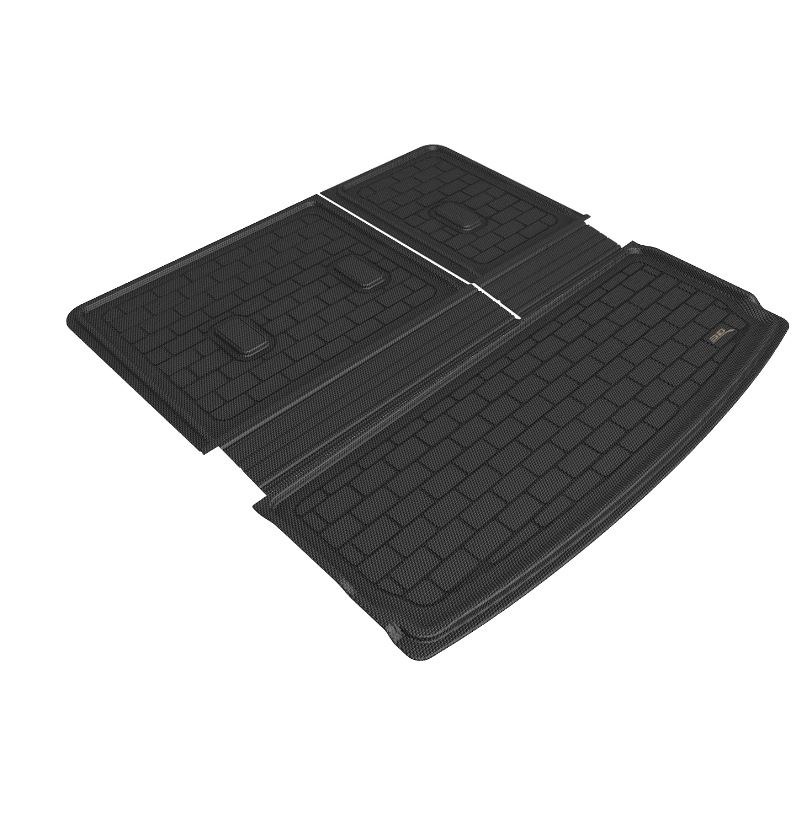3D MAXpider Cargo Area Liner, Kagu, Raised Edge, Black, Thermoplastic Rubber of Carbon Fiber Texture, Non-Skid, To Back of 3RD Seat – M1CH0931309