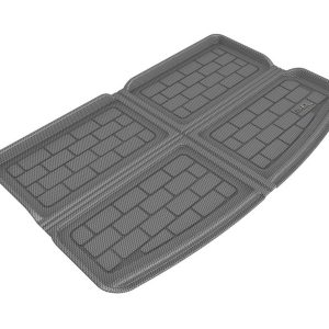 3D MAXpider Cargo Area Liner, Kagu, Raised Edge, Gray, Thermoplastic Rubber of Carbon Fiber Texture, Non-Skid, To Back of 2ND Seat – M1CH0971301