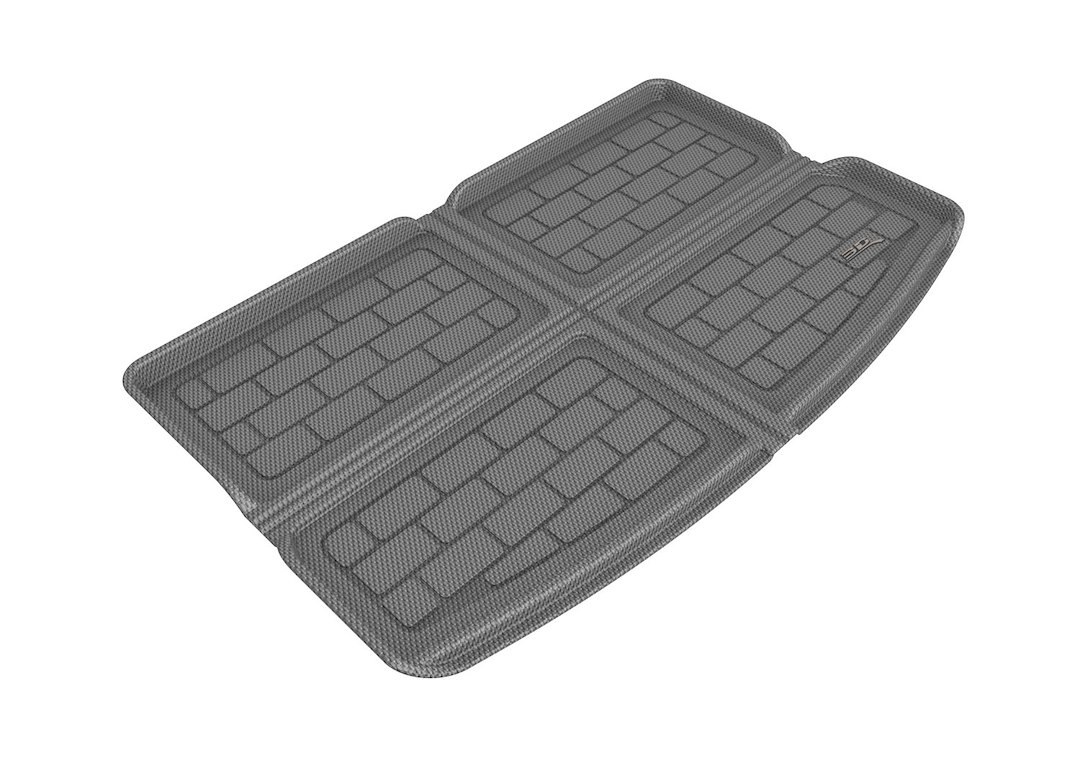 3D MAXpider Cargo Area Liner, Kagu, Raised Edge, Gray, Thermoplastic Rubber of Carbon Fiber Texture, Non-Skid, To Back of 2ND Seat – M1CH0971301