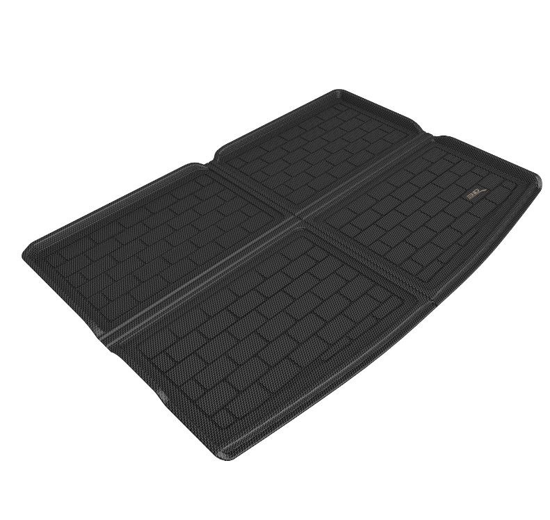 3D MAXpider Cargo Area Liner, Kagu, Raised Edge, Black, Thermoplastic Rubber of Carbon Fiber Texture, Non-Skid, To Back of 3RD Seat – M1CH0981309