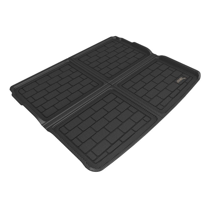 3D MAXpider Cargo Area Liner, Kagu, Raised Edge, Black, Thermoplastic Rubber of Carbon Fiber Texture, Non-Skid, To Back of 2ND Seat – M1DG0351309