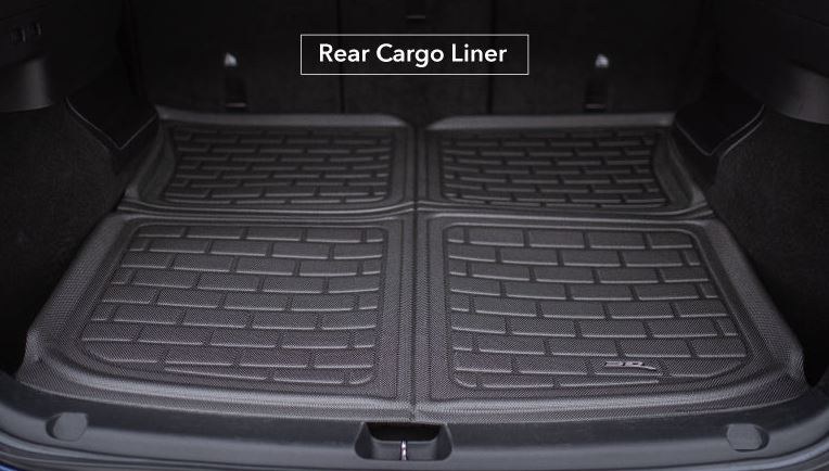 3D MAXpider Cargo Area Liner, Kagu, Raised Edge, Black, Thermoplastic Rubber of Carbon Fiber Texture, Non-Skid, To Back of 2ND Seat – M1DG0351309