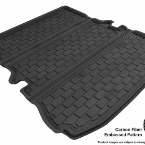 3D MAXpider Cargo Area Liner, Kagu, Raised Edge, Black, Thermoplastic Rubber of Carbon Fiber Texture, Non-Skid, To Back of 2ND Seat – M1FR0361309