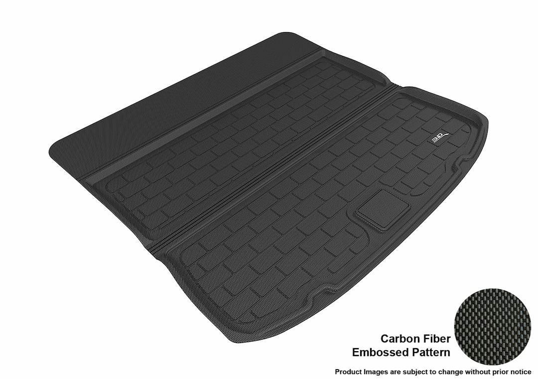 3D MAXpider Cargo Area Liner, Kagu, Raised Edge, Black, Thermoplastic Rubber of Carbon Fiber Texture, Non-Skid, 1 Piece – M1FR1001309