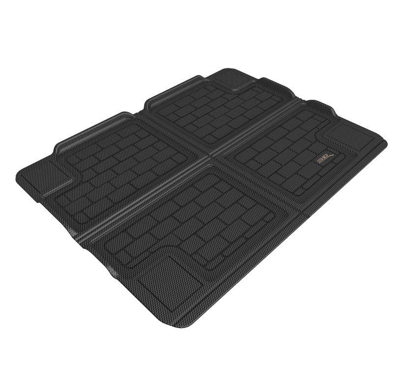 3D MAXpider Cargo Area Liner, Kagu, Custom Fit, Raised Edge, Black, Thermoplastic Rubber of Carbon Fiber Texture, Non-Skid, 1 Piece – M1FR1491309