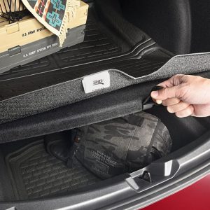 3D MAXpider Cargo Area Liner, Kagu, Custom Fit, Raised Edge, Black, Thermoplastic Rubber of Carbon Fiber Texture, Non-Skid, 1 Piece – M1FR1491309