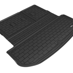 3D MAXpider Cargo Area Liner, Kagu, Raised Edge, Black, Thermoplastic Rubber of Carbon Fiber Texture, Non-Skid, To Back of 2ND Seat – M1HY1001309