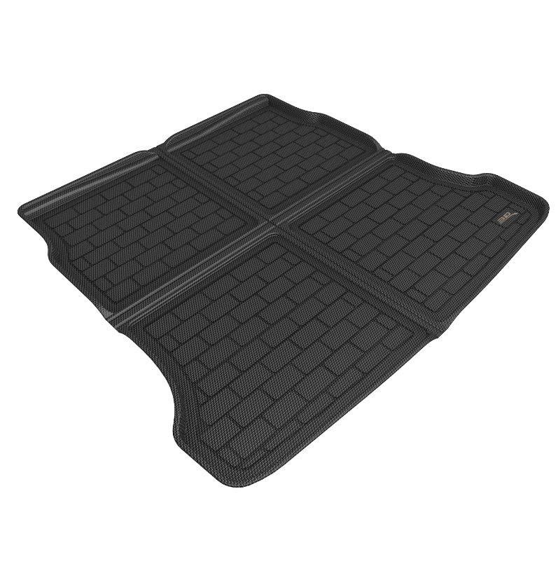 3D MAXpider Cargo Area Liner, Kagu, Raised Edge, Black, Thermoplastic Rubber of Carbon Fiber Texture, Non-Skid, To Back of 2ND Seat – M1HY1341309