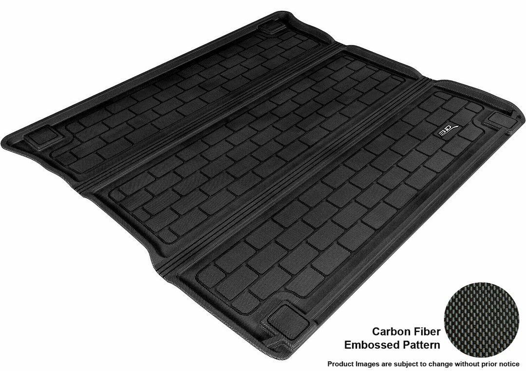 3D MAXpider Cargo Area Liner, Kagu, Raised Edge, Black, Thermoplastic Rubber of Carbon Fiber Texture, Non-Skid, 1 Piece – M1JP0041309