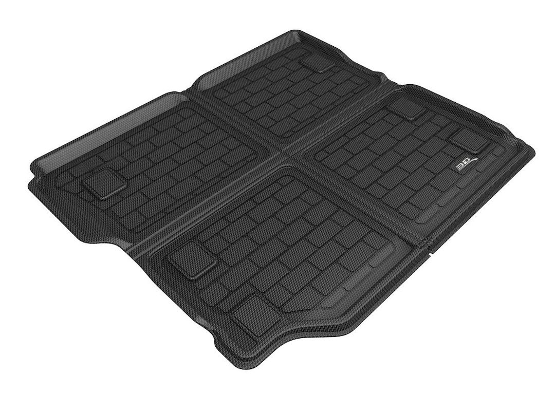 3D MAXpider Cargo Area Liner, Kagu, Custom Fit, Raised Edge, Black, Thermoplastic Rubber of Carbon Fiber Texture, Non-Skid – M1JP0211309