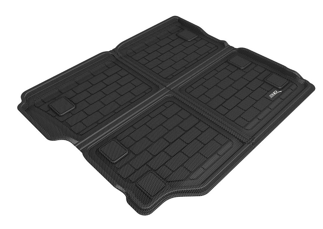 3D MAXpider Cargo Area Liner, Kagu, Custom Fit, Raised Edge, Black, Thermoplastic Rubber of Carbon Fiber Texture, Non-Skid – M1JP0231309