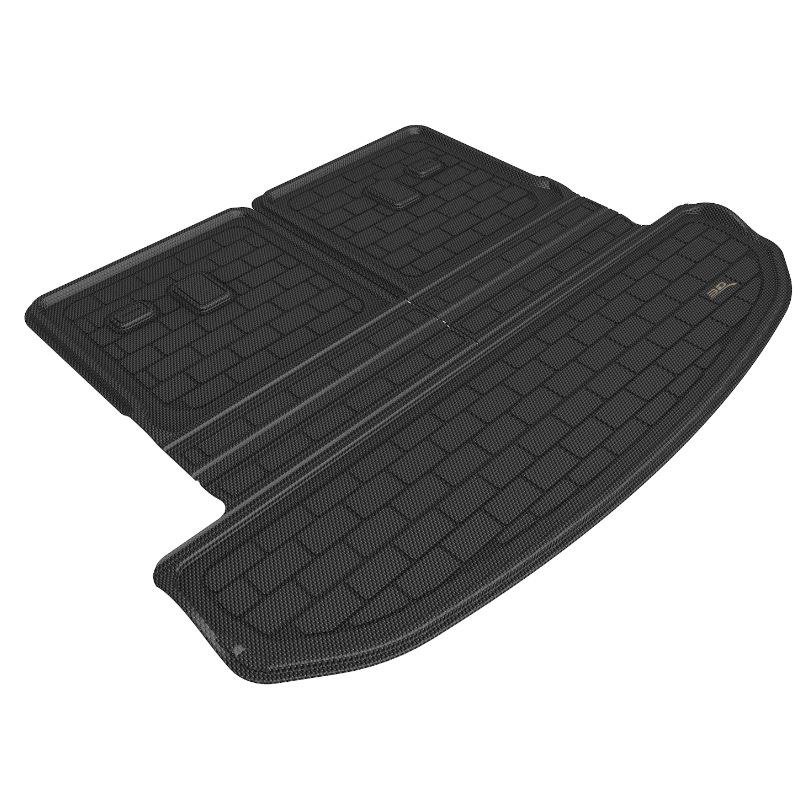 3D MAXpider Cargo Area Liner, Kagu, Raised Edge, Black, Thermoplastic Rubber of Carbon Fiber Texture, Non-Skid, To Back of 3RD Seat – M1KA0581309