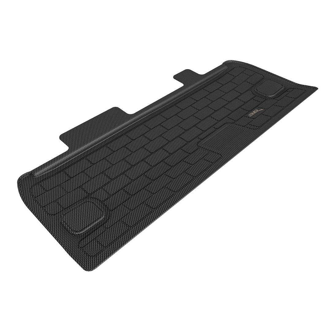 3D MAXpider Cargo Area Liner, Kagu, Black, Raised Edge, Thermoplastic Rubber of Carbon Fiber Texture, Non-Skid, To Back of 3RD Seat – M1KA0631309