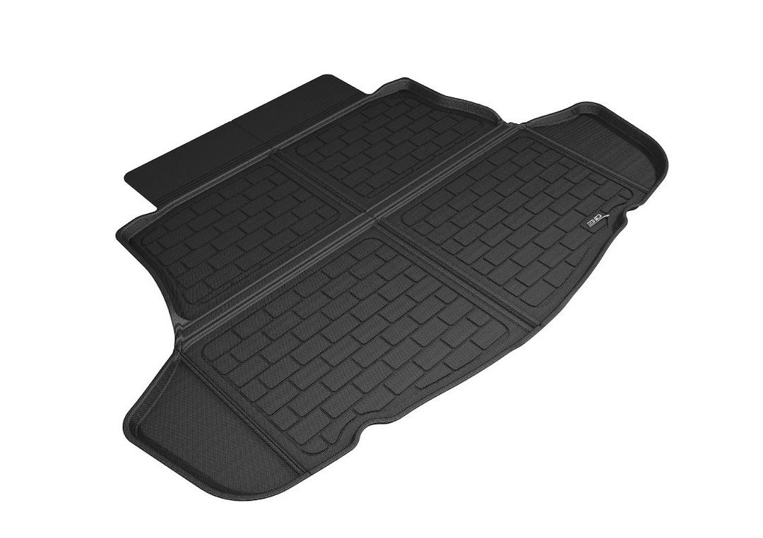 3D MAXpider Cargo Area Liner, Kagu, Custom Fit, Raised Edge, Black, Thermoplastic Rubber of Carbon Fiber Texture, Non-Skid, 1 Piece – M1TY2371309