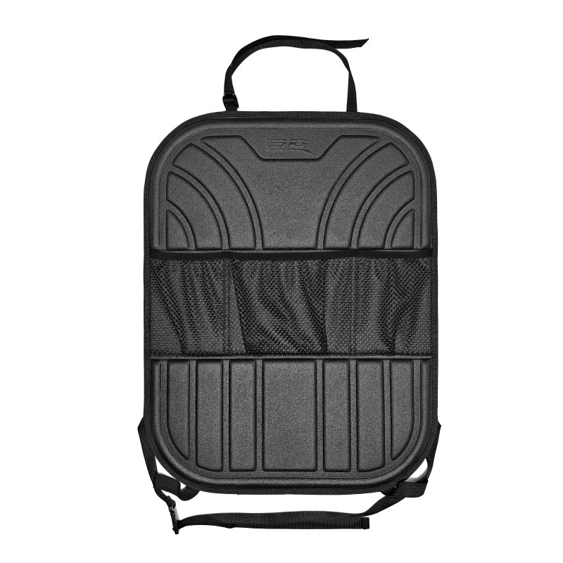 3D MAXpider Seat Back Protector, 20 Inch Width X 26 Inch Height, Black, With Pockets for Storage – 3175