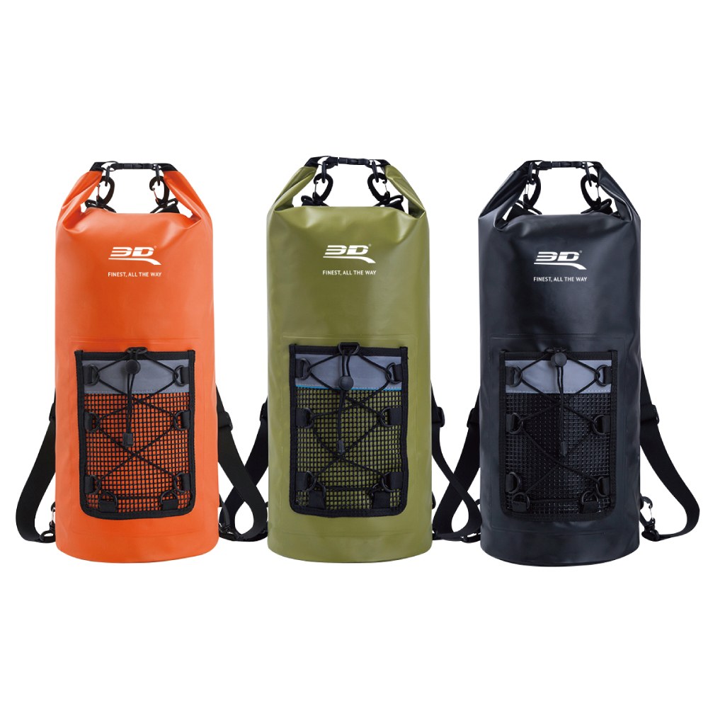 3D MAXpider Gear Bag, Dry Bag, Backpack Style, 24.8 Inch Height X 11 Inch Width, With Webbing Pocket, With Shoulder Strap, With 3D Mats Logo – 6117-09