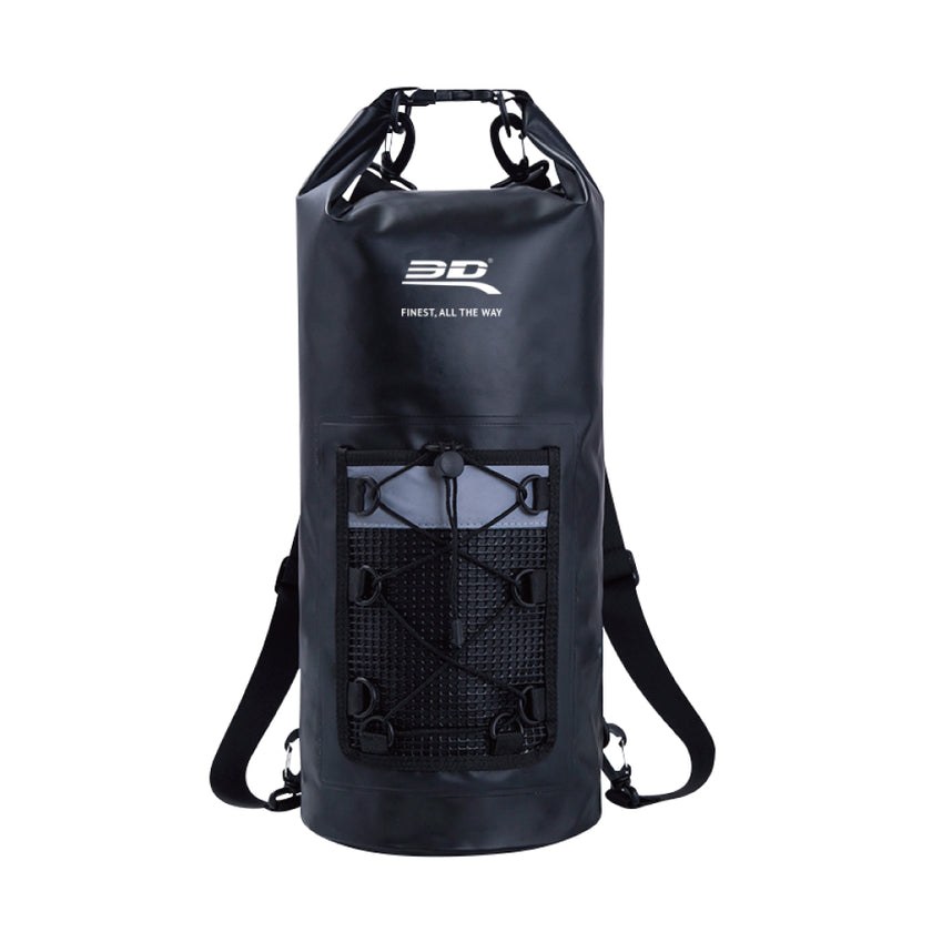 3D MAXpider Gear Bag, Dry Bag, Backpack Style, 18.8 Inch Height X 7.8 Inch Width, With Webbing Pocket, Buckle Closure – 6117-09-10L