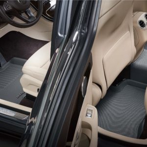 3D MAXpider Floor Liner, Kagu, Custom Fit, Raised Edge, Black, Thermoplastic Rubber of Carbon Fiber Texture, 4 Piece – L1BM10701509