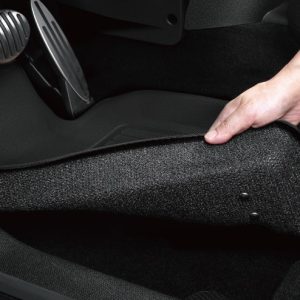 3D MAXpider Floor Liner, Kagu, Custom Fit, Raised Edge, Black, Thermoplastic Rubber of Carbon Fiber Texture, 4 Piece – L1BM10701509