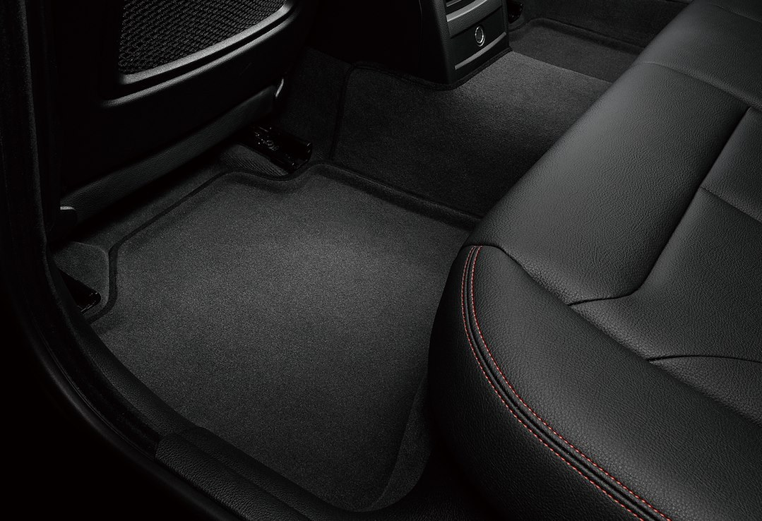 3D MAXpider Floor Liner, Elegant Series, Custom Fit, Raised Edge, Black, Woven Nylon, 4 Piece, With Maxpider™ Anti-Skid Bottom Layer – L1CH06004609